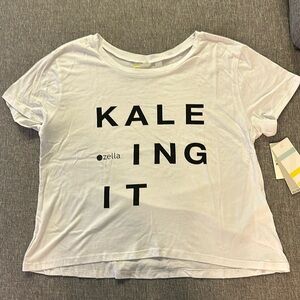 Zella soft boxy tee